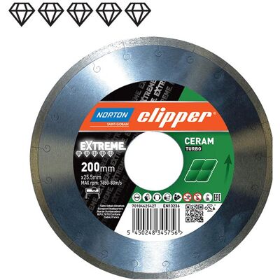 Symantec Norton Clipper, Sägeblatt, Clipper 70184630334 Extreme Ceramic Diamant-Sägeblatt 300 x 25,4 mm Symantec Norton Clipper, Sägeblatt, Clipper 70184630334 Extreme Ceramic Diamant-Sägeblatt 300 x 25,4 mm