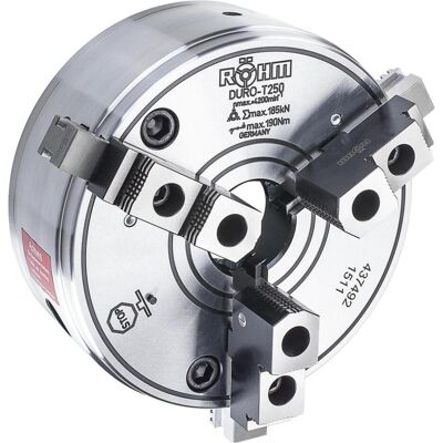 Röhm, Drehmaschine, DURO-T 160, 3-Backen, Zylindrische Zentrieraufnahme, Grund- und Aufsatzbacken Röhm, Drehmaschine, DURO-T 160, 3-Backen, Zylindrische Zentrieraufnahme, Grund- und Aufsatzbacken