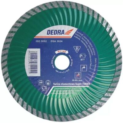 Dedra, Sägeblatt, Super Turbo Diamant-Schleifscheibe 125 mm/22,2 Dedra, Sägeblatt, Super Turbo Diamant-Schleifscheibe 125 mm/22,2
