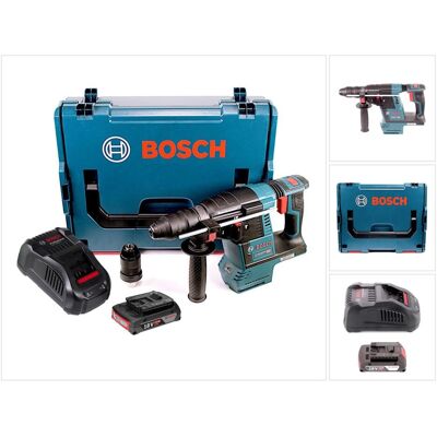 Bosch Professional, Bohrmaschine + Akkuschrauber, GBH 18V-26 F Akku Bohrhammer 18V 2,6J brushless SDS plus + 1x Akku 2,0Ah + Schnellladegerät + Bosch Professional, Bohrmaschine + Akkuschrauber, GBH 18V-26 F Akku Bohrhammer 18V 2,6J brushless SDS plus + 1x Akku 2,0Ah + Schnellladegerät +