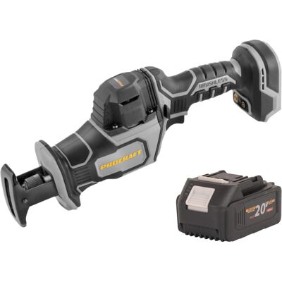 Procraft, Säbelsäge, Industrial RS20Abb Recipro Säbelsäge 20 V Brushless + 1x Akku 4,0 Ah - ohne Ladegerät Procraft, Säbelsäge, Industrial RS20Abb Recipro Säbelsäge 20 V Brushless + 1x Akku 4,0 Ah - ohne Ladegerät