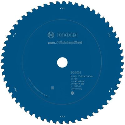 Bosch Professional Zubehör, Sägeblatt, Kreissägeblatt Expert for Stainless Steel, 305 x 25,4 x 2,5 x 60 Bosch Professional Zubehör, Sägeblatt, Kreissägeblatt Expert for Stainless Steel, 305 x 25,4 x 2,5 x 60
