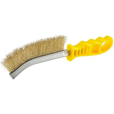 Magni, Schleifmittel, Universal-Handdrahtbürste Messingdraht gewellt Kunststoffgriff 280 x 25 mm FORTIS Magni, Schleifmittel, Universal-Handdrahtbürste Messingdraht gewellt Kunststoffgriff 280 x 25 mm FORTIS