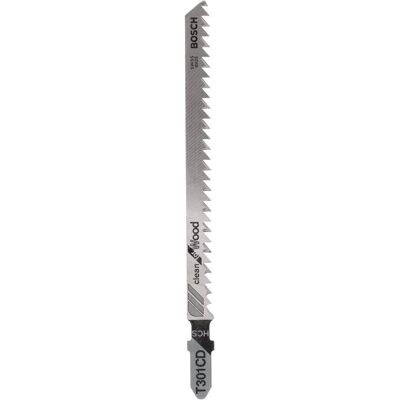 Bosch Zubehör, Sägeblatt, Stichsägeblatt HCS, T 301 CD Clean for Wood Bosch Zubehör, Sägeblatt, Stichsägeblatt HCS, T 301 CD Clean for Wood