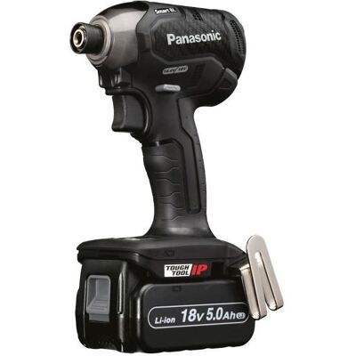 Panasonic Bohrmaschine + Akkuschrauber, Akku-Schlagschrauber 14.4V/18V Bit-Aufnahme, 2x18V/5.0Ah, Ladegerät, Systainer (Schlagschrauber) Panasonic Bohrmaschine + Akkuschrauber, Akku-Schlagschrauber 14.4V/18V Bit-Aufnahme, 2x18V/5.0Ah, Ladegerät, Systainer (Schlagschrauber)