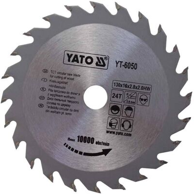 Yato, Sägeblatt, Profi HM Kreissägeblatt 130x16 24T YT-6050 Yato, Sägeblatt, Profi HM Kreissägeblatt 130x16 24T YT-6050