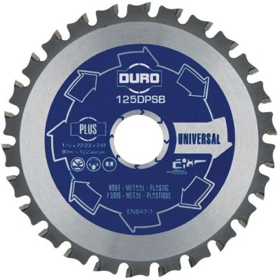Duro, Sägeblatt, 50111 Metallsäge: DPSB 125x1,8x22,2 Duro, Sägeblatt, 50111 Metallsäge: DPSB 125x1,8x22,2
