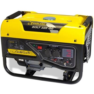 Garland, Stromgenerator, 1,76 kw 196 cc bolt 325 qg-v17 gasoline generator (1760 W) Garland, Stromgenerator, 1,76 kw 196 cc bolt 325 qg-v17 gasoline generator (1760 W)