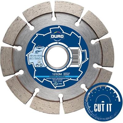Duro, Fräser, 30300 Diamant-Fugenschneider: DM 115x6x22,2 Duro, Fräser, 30300 Diamant-Fugenschneider: DM 115x6x22,2