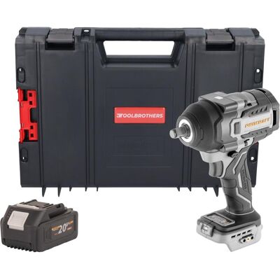 Procraft, Bohrmaschine + Akkuschrauber, Industrial IW850A-BB Akku Schlagschrauber 20 V 850 Nm 1/2" Brushless + 1x Akku 4,0 Ah + (Schlagschrauber) Procraft, Bohrmaschine + Akkuschrauber, Industrial IW850A-BB Akku Schlagschrauber 20 V 850 Nm 1/2" Brushless + 1x Akku 4,0 Ah + (Schlagschrauber)