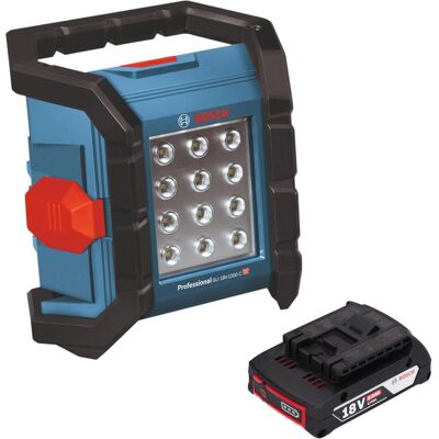 Bosch Professional, Arbeitsleuchte, GLI 18V-1200 C Professional Akku Baustrahler 18 V 1200 lm + 1x Akku 2,0 Ah - ohne Ladegerät (1200 lm) Bosch Professional, Arbeitsleuchte, GLI 18V-1200 C Professional Akku Baustrahler 18 V 1200 lm + 1x Akku 2,0 Ah - ohne Ladegerät (1200 lm)
