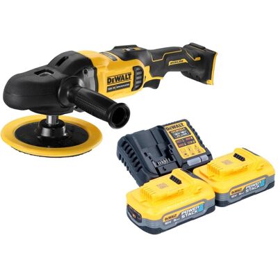 DeWalt, Schleifmaschine + Poliermaschine, DCM 849 H2 Akku Exzenter Poliermaschine 18 V 180 mm Brushless + 2x Powerstack Akku 5,0 Ah + (Exzenterpolierer) DeWalt, Schleifmaschine + Poliermaschine, DCM 849 H2 Akku Exzenter Poliermaschine 18 V 180 mm Brushless + 2x Powerstack Akku 5,0 Ah + (Exzenterpolierer)