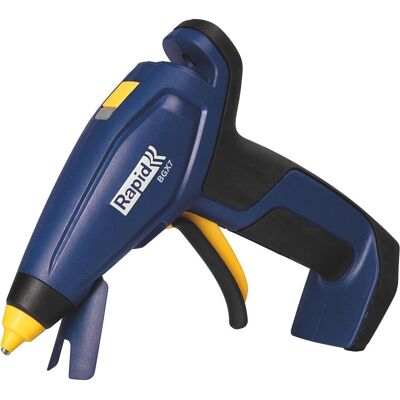 Rapid, Heissklebepistole, Akku-Heisslebepistole BGX7, 10 Watt, blau/gelb Rapid, Heissklebepistole, Akku-Heisslebepistole BGX7, 10 Watt, blau/gelb