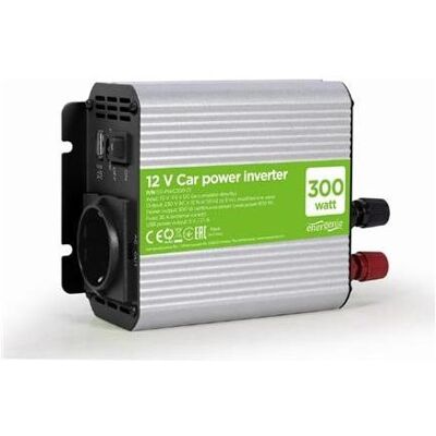 Gembird, Spannungswandler, EG-PWC300-01 power adapter/inverter Auto Grey Gembird, Spannungswandler, EG-PWC300-01 power adapter/inverter Auto Grey
