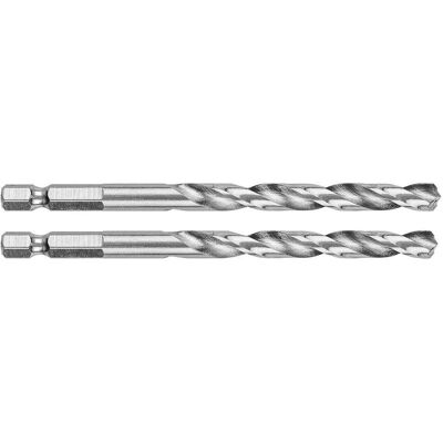 Graphite, Bohrereinsatz, Sechskant-Metallbohrer 6,5 mm, 2 Stück. (6.5 Millimeter) Graphite, Bohrereinsatz, Sechskant-Metallbohrer 6,5 mm, 2 Stück. (6.5 Millimeter)