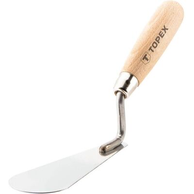 Topex, Kelle + Spachtel, Strukkateurkelle 160 x 55 x 20 mm, rostfreier Stahl Topex, Kelle + Spachtel, Strukkateurkelle 160 x 55 x 20 mm, rostfreier Stahl