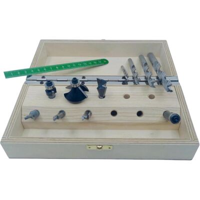 Hws, Fräser, Oberfräser-/ Bohrer-Set 11-teilig Hws, Fräser, Oberfräser-/ Bohrer-Set 11-teilig