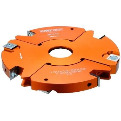 CMT, Fräser, 694.022.50 2-teiliger verstellbarer Nutenfräser 170x50 mit WPL-Messern CMT, Fräser, 694.022.50 2-teiliger verstellbarer Nutenfräser 170x50 mit WPL-Messern