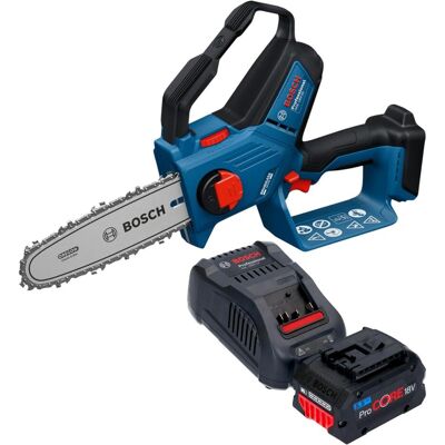 Bosch Professional, Kettensäge, GKE 18V-20 Professional Akku Astsäge 18 V 18 cm + 1x ProCORE Akku 5,5 Ah + Ladegerät (Akku Kettensäge) Bosch Professional, Kettensäge, GKE 18V-20 Professional Akku Astsäge 18 V 18 cm + 1x ProCORE Akku 5,5 Ah + Ladegerät (Akku Kettensäge)