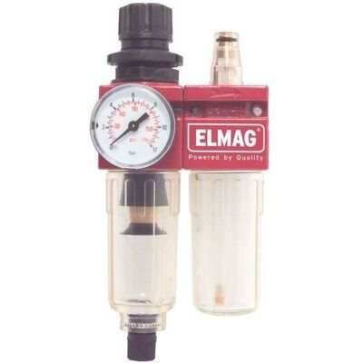 Elmag, Zubehör Druckluftwerkzeug, - Wartungseinheit FRL2, 1/4', 1 Stk. Packung - SB Elmag, Zubehör Druckluftwerkzeug, - Wartungseinheit FRL2, 1/4', 1 Stk. Packung - SB