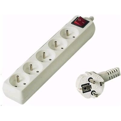 PremiumCord, Verlängerungskabel, PP5K-03 power extension 5 AC outlet(s) White (3 m, CEE 7/3) PremiumCord, Verlängerungskabel, PP5K-03 power extension 5 AC outlet(s) White (3 m, CEE 7/3)
