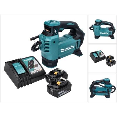 Makita, Kompressor, DMP 181 RG Akku Kompressor 18 V 11,1 bar + 2x Akku 6,0 Ah + Ladegerät (11.10 Bar) Makita, Kompressor, DMP 181 RG Akku Kompressor 18 V 11,1 bar + 2x Akku 6,0 Ah + Ladegerät (11.10 Bar)