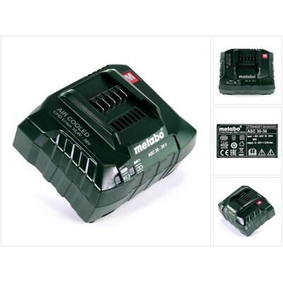 Metabo, Werkzeugakku + Ladegerät, Ladegerät ASC 30-36 V AIR COOLED 14,4-36V ( 627044000 ) (36 V) Metabo, Werkzeugakku + Ladegerät, Ladegerät ASC 30-36 V AIR COOLED 14,4-36V ( 627044000 ) (36 V)