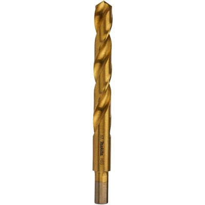 Makita, Bohrereinsatz, Zubehör D-65779 Metall-Bohrer HSS-TiN 17 x 184 mm (17 Millimeter) Makita, Bohrereinsatz, Zubehör D-65779 Metall-Bohrer HSS-TiN 17 x 184 mm (17 Millimeter)