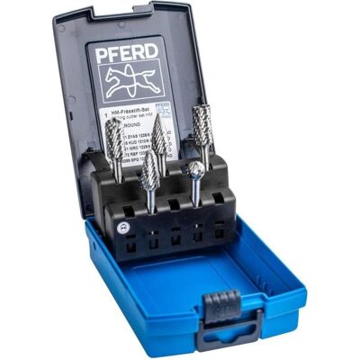 Pferd, Fräser, HM cutter set 1412 Allround, 5pcs. Pferd, Fräser, HM cutter set 1412 Allround, 5pcs.