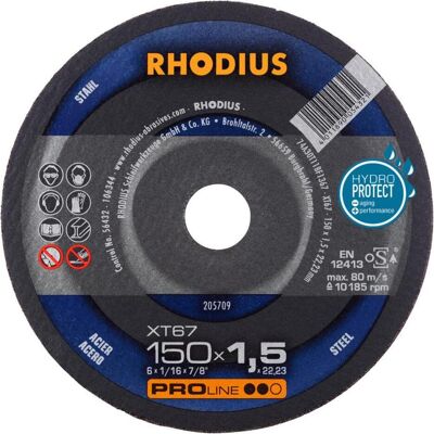 Rhodius, Sägeblatt, 205709 Trennscheibe gerade 150 mm 1 St. Stahl Rhodius, Sägeblatt, 205709 Trennscheibe gerade 150 mm 1 St. Stahl
