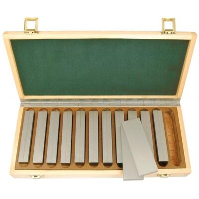 Elmag, Zubehör Maschine, - Parallel-Unterlegplatten-Satz 24-teilig 120x10 mm Elmag, Zubehör Maschine, - Parallel-Unterlegplatten-Satz 24-teilig 120x10 mm