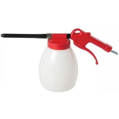 Elmag, Druckluftaufsatz, - Sprühpistole JWL, Kunststoffdüse 150 mm Behälter 1,2 Liter, inkl. Stecknippel Elmag, Druckluftaufsatz, - Sprühpistole JWL, Kunststoffdüse 150 mm Behälter 1,2 Liter, inkl. Stecknippel