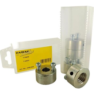 Famag, Lochsäge, Adapter Satz für PAROLI Lochsäge 5 Stück Famag, Lochsäge, Adapter Satz für PAROLI Lochsäge 5 Stück