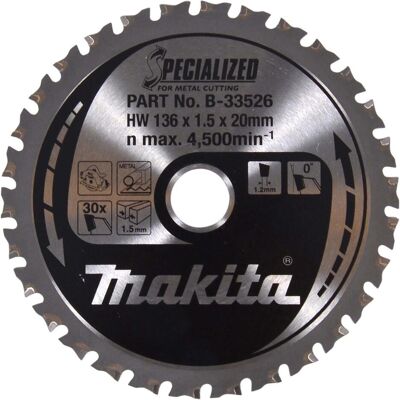 Makita, Sägeblatt, SPECIALIZED Kreissägeblatt 136 Makita, Sägeblatt, SPECIALIZED Kreissägeblatt 136
