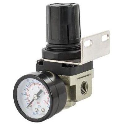 TJEP, Kompressor, regulator 1/4" 0-10 bar inkl. manometer (10 Bar) TJEP, Kompressor, regulator 1/4" 0-10 bar inkl. manometer (10 Bar)