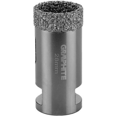 Graphite, Lochsäge, DIAMOND SCALE 28 MM X M14 55H308 (28 mm) Graphite, Lochsäge, DIAMOND SCALE 28 MM X M14 55H308 (28 mm)