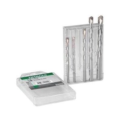 Hikoki, Bohrereinsatz, 5-piece concrete drill set HITACHI 780890 (10 Millimeter, 4 Millimeter, 5 Millimeter, 6 Millimeter, 8 Millimeter) Hikoki, Bohrereinsatz, 5-piece concrete drill set HITACHI 780890 (10 Millimeter, 4 Millimeter, 5 Millimeter, 6 Millimeter, 8 Millimeter)