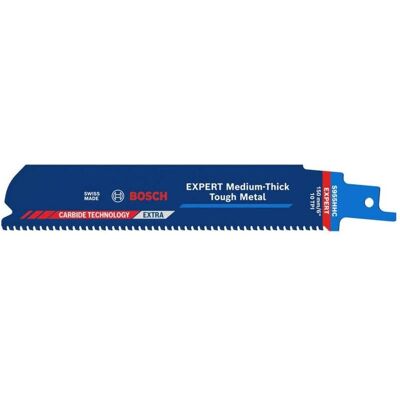 Bosch Professional Zubehör, Sägeblatt, EXPERT S955HHC Medium-Thick Tough reciprozaagblad - 100mm - metaal (10st) Bosch Professional Zubehör, Sägeblatt, EXPERT S955HHC Medium-Thick Tough reciprozaagblad - 100mm - metaal (10st)