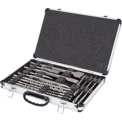 Stier, Bohrereinsatz, SDS-Plus-Bohrer- und Meisselsatz, 17-teilig (10 mm, 12 mm, 6 mm, 8 mm) Stier, Bohrereinsatz, SDS-Plus-Bohrer- und Meisselsatz, 17-teilig (10 mm, 12 mm, 6 mm, 8 mm)