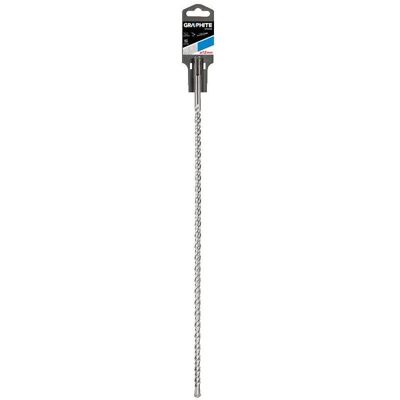 Graphite, Bohrereinsatz, Concrete drill, SDS Plus, 12 x 450 mm, S4, quatro (12 Millimeter) Graphite, Bohrereinsatz, Concrete drill, SDS Plus, 12 x 450 mm, S4, quatro (12 Millimeter)