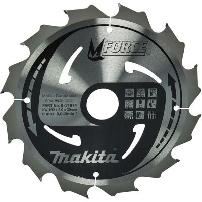 Makita, Sägeblatt, M-FORCE Sägeb. 190x30x12Z Makita, Sägeblatt, M-FORCE Sägeb. 190x30x12Z