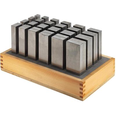 Amf, Zubehör Maschine, Parallelunterlagensatz Nr. 6348P Inhalt 24 Paar Grösse 150 Präzision Länge 150 mm Amf, Zubehör Maschine, Parallelunterlagensatz Nr. 6348P Inhalt 24 Paar Grösse 150 Präzision Länge 150 mm