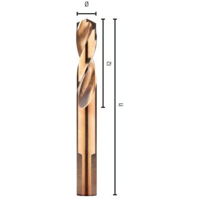 Alpen, Bohrereinsatz, HSS PZ-Cobalt GRIP DIN 1897 Ø 8.5 3-Flächenschaft (10 Stück) (8.5 Millimeter) Alpen, Bohrereinsatz, HSS PZ-Cobalt GRIP DIN 1897 Ø 8.5 3-Flächenschaft (10 Stück) (8.5 Millimeter)