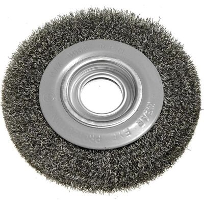 Graphite, Schleifmittel, Drahtbürste 150 x 32 mm, gewellter Draht, Stahl Graphite, Schleifmittel, Drahtbürste 150 x 32 mm, gewellter Draht, Stahl
