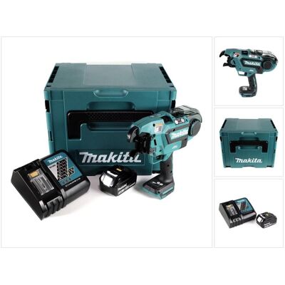 Makita, Presswerkzeug, DTR 180 RF1J Akku Bewehrungsverbinder 18V Brushless für 0,8mm Bindedraht im Makpac + 1x 3,0Ah (Bewehrungsbinder) Makita, Presswerkzeug, DTR 180 RF1J Akku Bewehrungsverbinder 18V Brushless für 0,8mm Bindedraht im Makpac + 1x 3,0Ah (Bewehrungsbinder)