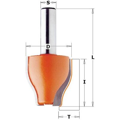 CMT ORANGE TOOLS 990.601.11 Fräser - Vertikales Deckenprofil CMT ORANGE TOOLS 990.601.11 Fräser - Vertikales Deckenprofil