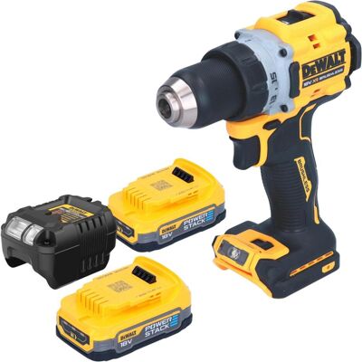 DeWalt, Bohrmaschine + Akkuschrauber, DCD 800 E2 Akku Bohrschrauber 18 V 90 Nm Brushless + 2x Powerstack Akku 1,7 Ah + Ladegerät (Bohrschrauber) DeWalt, Bohrmaschine + Akkuschrauber, DCD 800 E2 Akku Bohrschrauber 18 V 90 Nm Brushless + 2x Powerstack Akku 1,7 Ah + Ladegerät (Bohrschrauber)