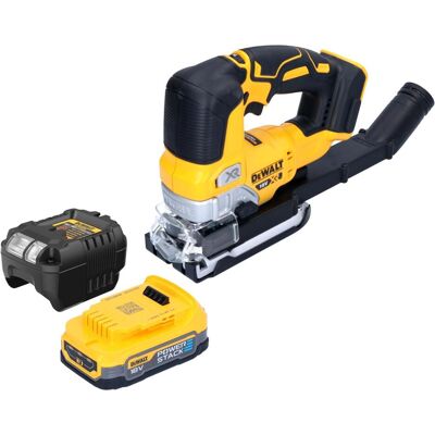 DeWalt, Stichsäge, DCS 334 E1 Akku Pendelhub Stichsäge 18 V Brushless + 1x Powerstack Akku 1,7 Ah + Ladegerät DeWalt, Stichsäge, DCS 334 E1 Akku Pendelhub Stichsäge 18 V Brushless + 1x Powerstack Akku 1,7 Ah + Ladegerät