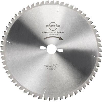 Edessö, Sägeblatt, 45430530 HM-Kreissägeblatt Präzision-Spezial 2 KNL HW, Z=60 W neg, 305 x 3,2/2.2 x 30 mm, Sil Edessö, Sägeblatt, 45430530 HM-Kreissägeblatt Präzision-Spezial 2 KNL HW, Z=60 W neg, 305 x 3,2/2.2 x 30 mm, Sil