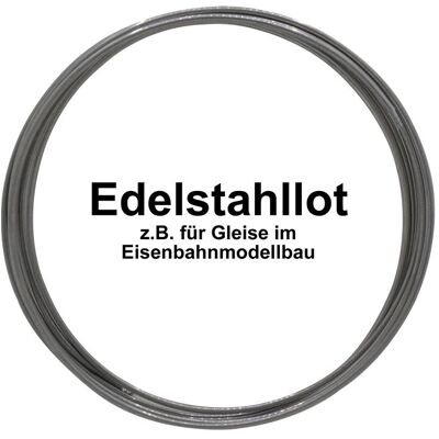 Donau VA-LOT 1m - O1 mm Edelstahllot (ca.5,5g), Lötgerät Zubehör Donau VA-LOT 1m - O1 mm Edelstahllot (ca.5,5g), Lötgerät Zubehör